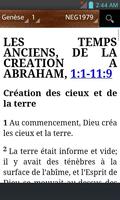 La Bible Nouvelle Edition de Genève - NEG français capture d'écran 1