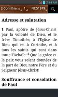 La Bible Nouvelle Edition de Genève - NEG français capture d'écran 2