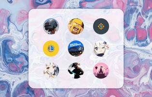 Pure - Circle Icon Pack تصوير الشاشة 1