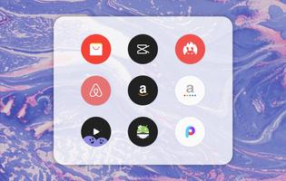 Pure - Circle Icon Pack captura de pantalla 2