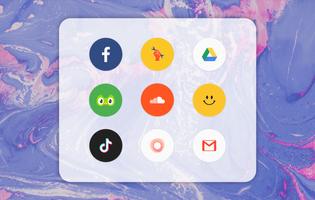 Pure - Circle Icon Pack स्क्रीनशॉट 3