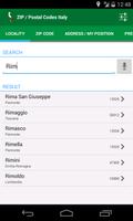 ZIP / Postal Codes Italy poster
