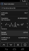 Stats Calculator (Pro) اسکرین شاٹ 3