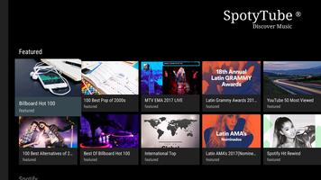 Trending Music Charts from Spotify: SpotyTube TV capture d'écran 3