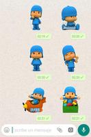 Pocoyo stickers تصوير الشاشة 1