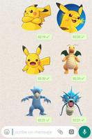 Pokestickers for WhatsApp Poster