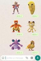 Pokestickers for WhatsApp captura de pantalla 1