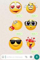 Stickers de Emojis Gigantes para WhatsApp capture d'écran 1