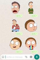 Sticker Rick et Morty pour WhatsApp capture d'écran 1