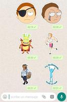 Sticker Rick et Morty pour WhatsApp capture d'écran 2