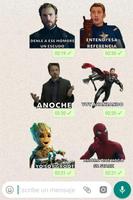 Stickers de Avengers en español para WhatsApp Affiche