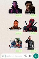 Stickers de Avengers en español para WhatsApp capture d'écran 1