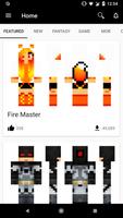 Skins for Minecraft PE Affiche