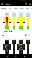 Skins for Minecraft PE captura de pantalla 1