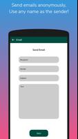 Anonymous Email - Send Anonymous Emails captura de pantalla 1