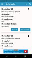 Unshorten Me captura de pantalla 2