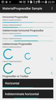 MaterialProgressBar Sample स्क्रीनशॉट 1