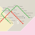 Dubai Metro Map Zeichen