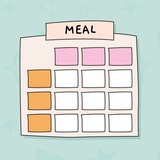 Haftalık menü, Yemek planlama