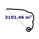 Icona Distance and area measurement