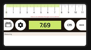 자tape measure, photo ruler 줄자 포스터