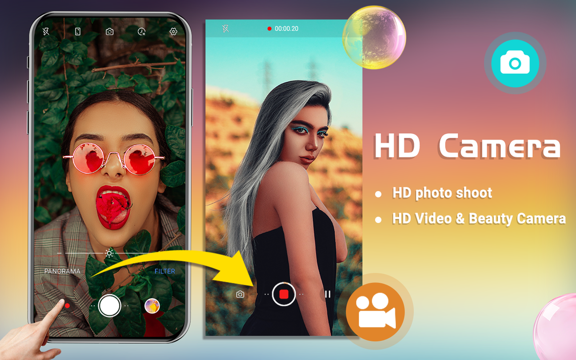 HD Camera - Beauty Cam with Filters & Panorama screenshot 15