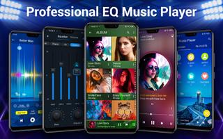 لاعب الموسيقى - مشغل MP3 الملصق