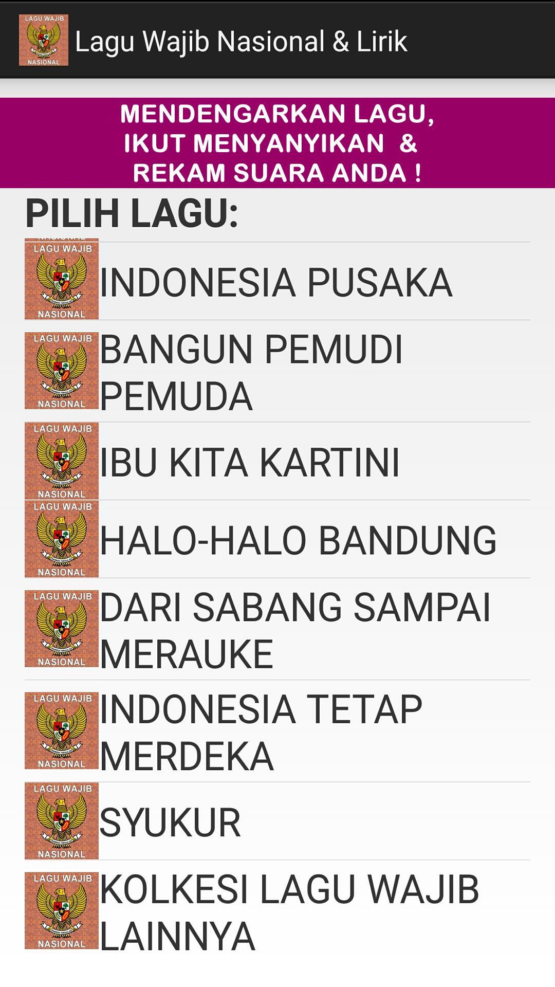 Unduh Gratis Gambar Lagu Wajib Nasional Lirik For Android Apk Download Terkeren oleh Cikimm.com