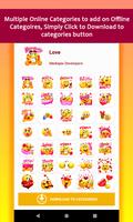 Love: Free Stickers,Images & Gif capture d'écran 2