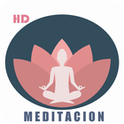 Méditation guidée, relaxation mentale icône