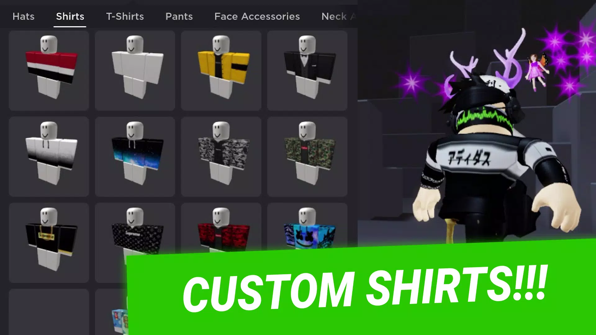 Download Shirts for roblox android on PC