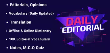 Daily Editorial & Vocabulary