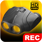 máy ảnh ống nhòm zoom biểu tượng