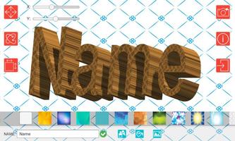 3D Text Maker Affiche