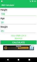 BMI calculator capture d'écran 1