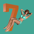 7 minute abs workout: Daily Ab Zeichen