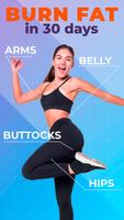 Burn fat workout in 30 days poster