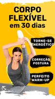 Alongamento e flexibilidade Cartaz