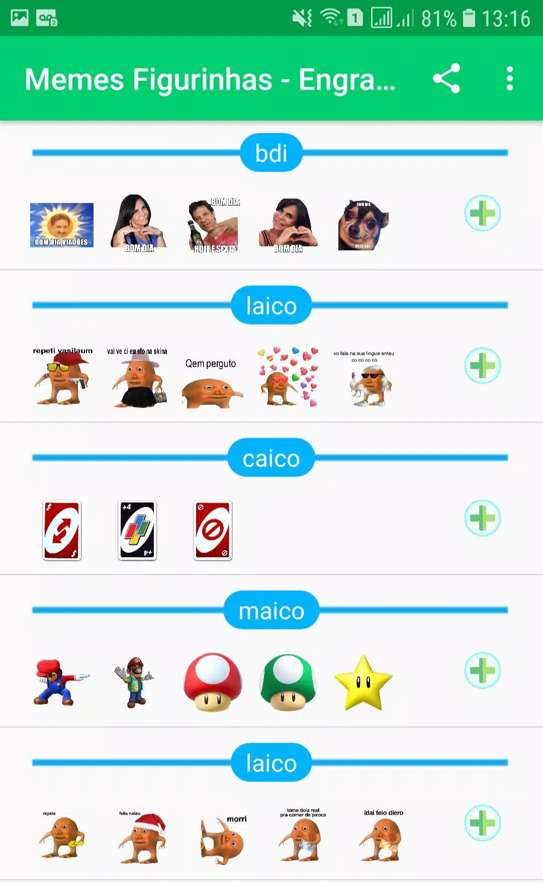 Figurinhas engraçadas para Whatsapp em 2023  Figurinhas engraçadas,  Engraçado, Mensagens engraçadas para amigos
