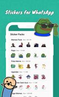 Memes Stickers For whatsapp: WAStickerApps Affiche