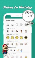 Memes Stickers For whatsapp: WAStickerApps captura de pantalla 1
