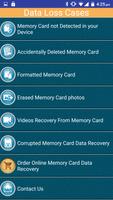 Memory Card Data Recovery Help poster