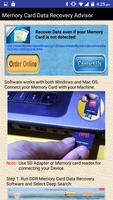 Memory Card Data Recovery Help screenshot 1