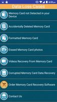 Memory Card Recovery Software Help Poster
