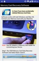 Memory Card Recovery Software Help capture d'écran 1