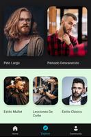 Hombres Peinados y Corte Pelo Poster