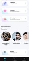 Hombres Peinados y Corte Pelo captura de pantalla 2