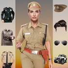 Men Woman Police Suit Editor biểu tượng