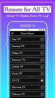 Remote for All TV: Universal Remote Control captura de pantalla 2