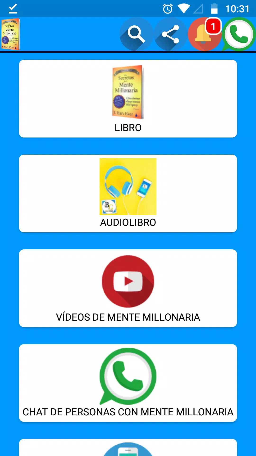 Descarga de APK de LOS SECRETOS DE LA MENTE MILLONARIA -LIBRO Y AUDIO para  Android